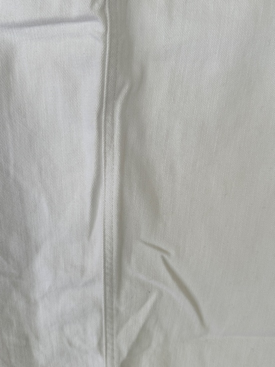 Express White High Rise Midi Jean Skirt Size 12 - Picture 3 of 16